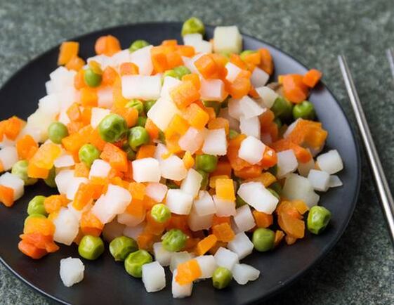 vegetable salad for the maggi diet