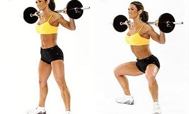 barbell squats to lose weight