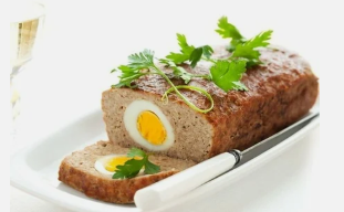 Meatloaf with the egg in the Dukan diet